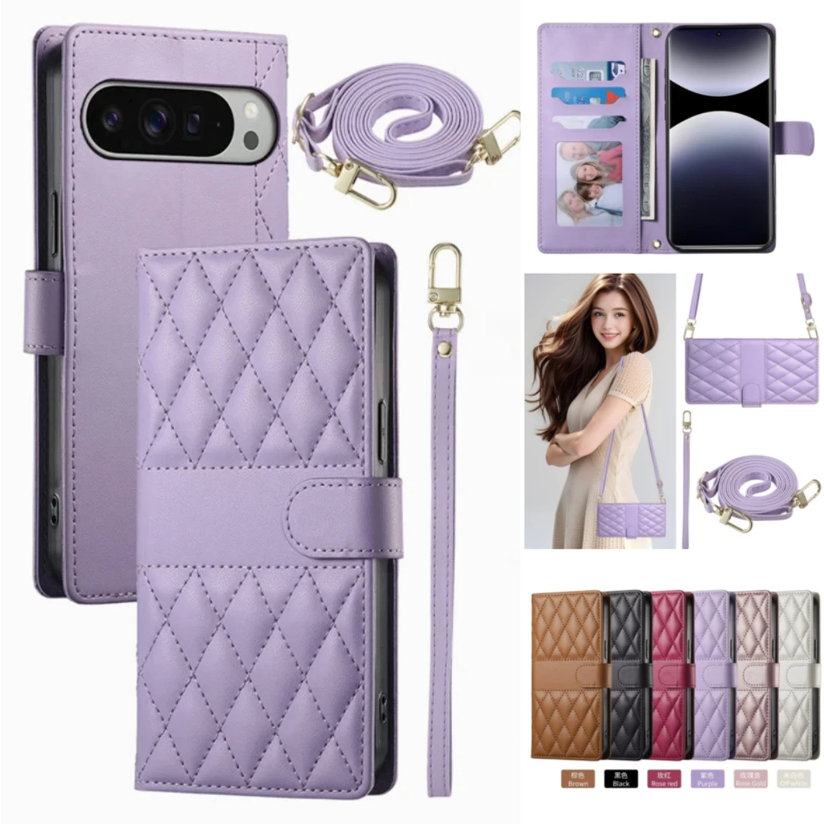 Phone Cases Australia - Étui portefeuille en cuir à rabat