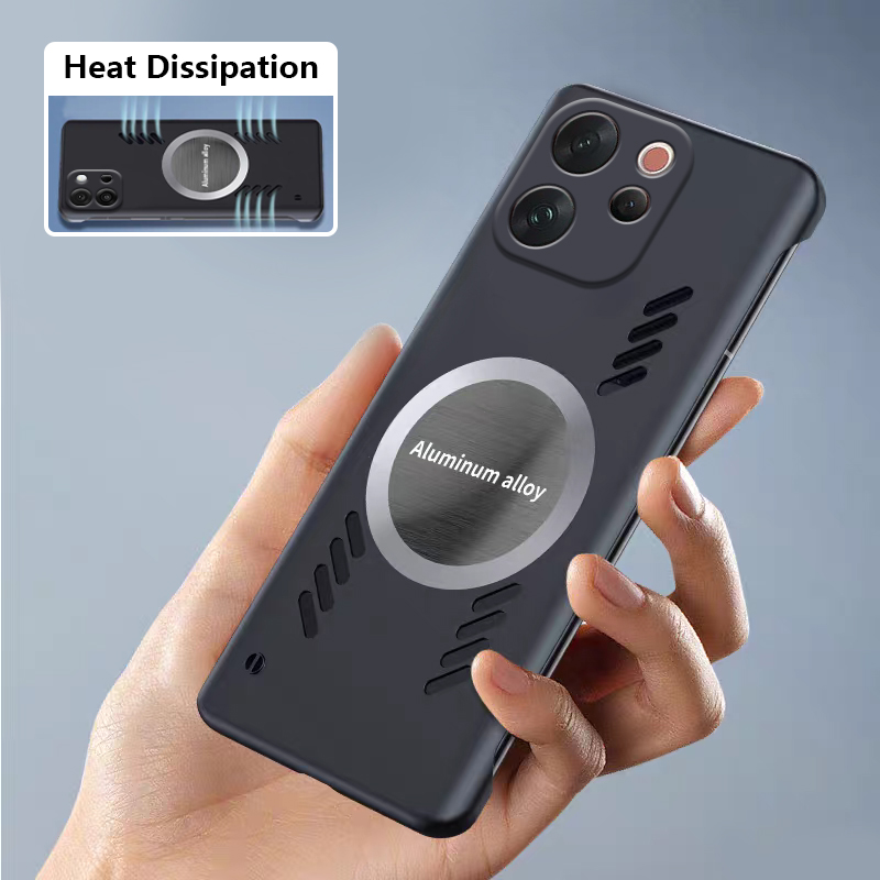 Heat Dissipation Case - Coque de téléphone PC Biruiqu pour