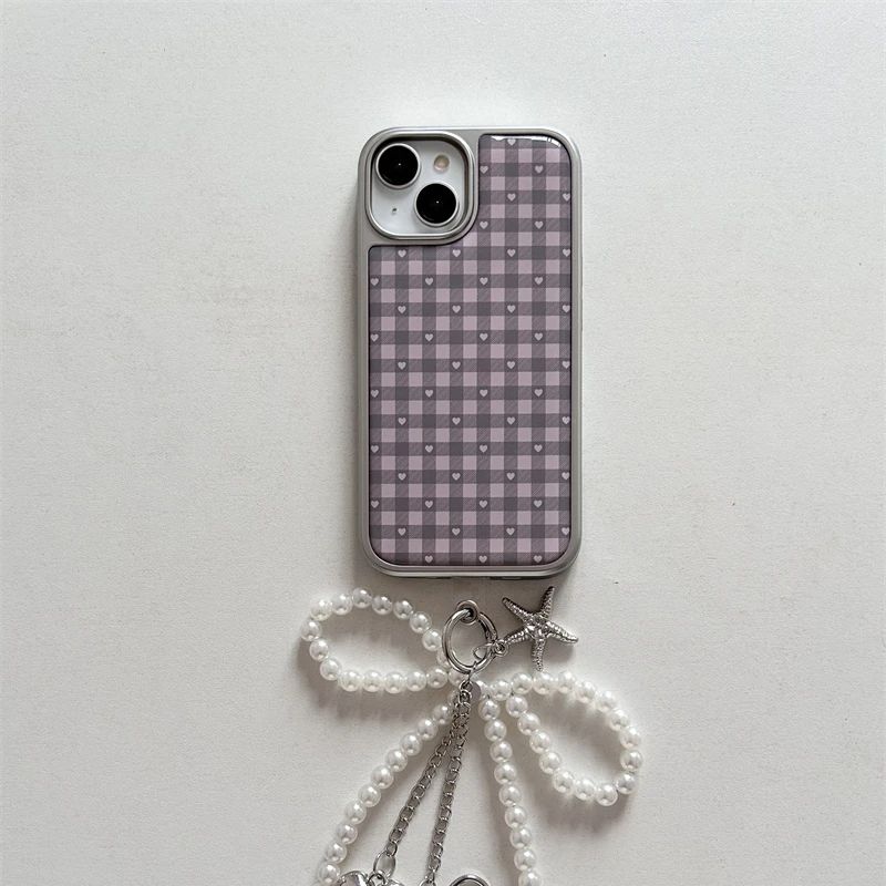 Phone Cases Cool Girl - Rose violet en forme de coeur