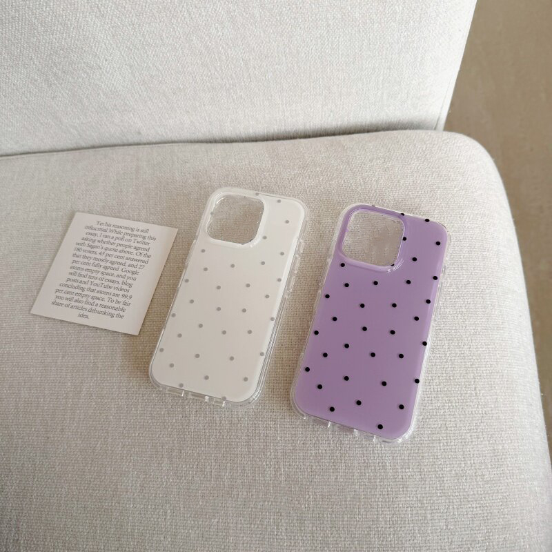 Phone Cases Korea - Coque de téléphone coréenne à pois