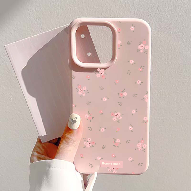 Phone Cases Korea - INS corée rose fleur coque de