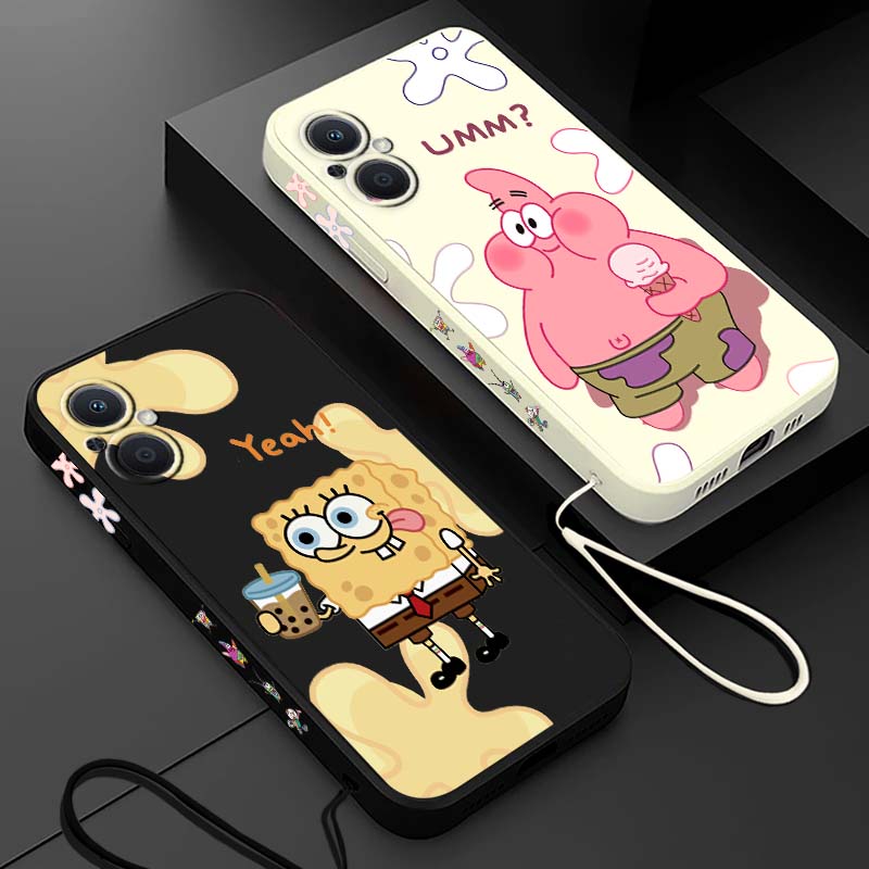 Silicone Liquid Case - Coque de téléphone liquide avec cordon