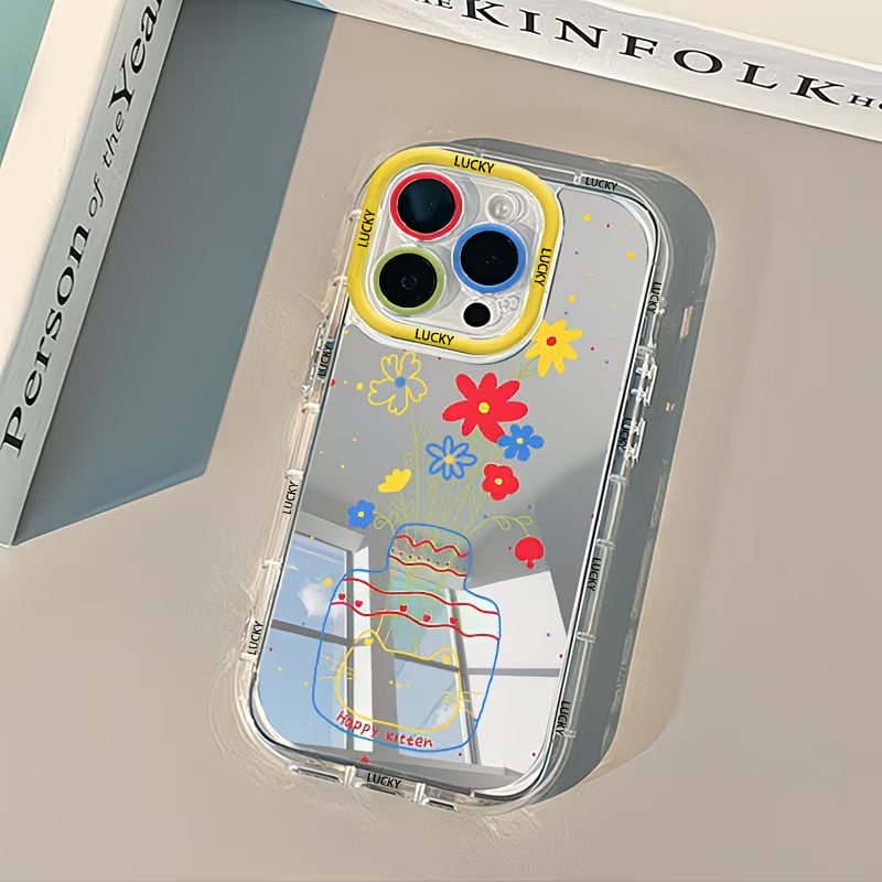 Phone Cases Cat - Coque de téléphone souple miroir motif