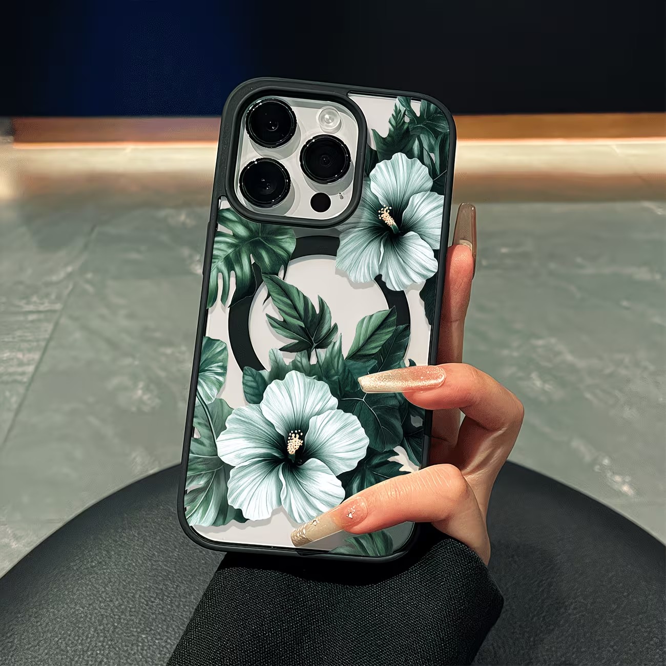 Apple Iphone 16 - Coque de téléphone transparente à imprimé