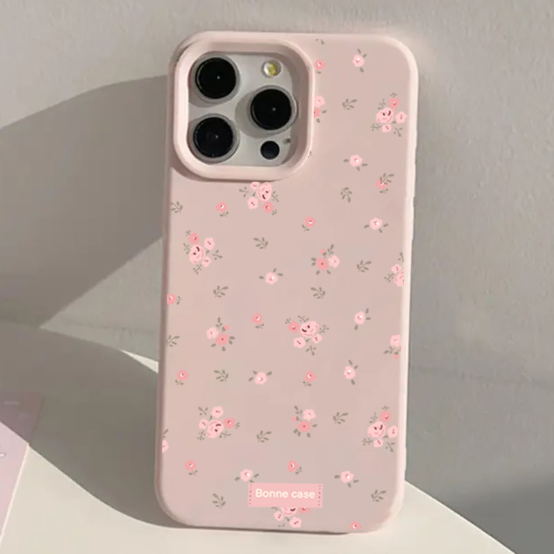 INS corée rose fleur coque de  - Phone Cases Korea avis et prix