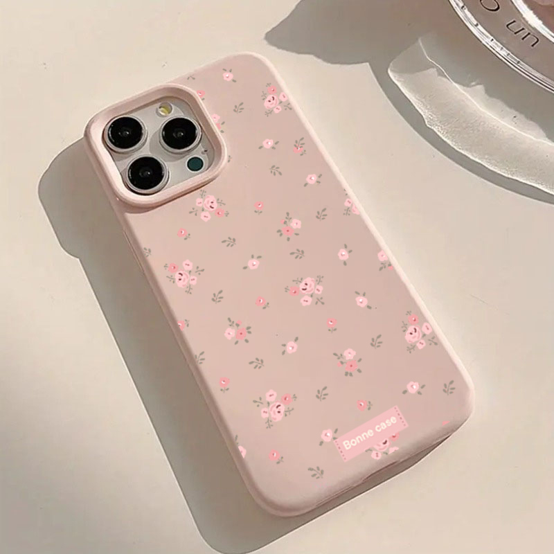 INS corée rose fleur coque de  - Phone Cases Korea avis et prix