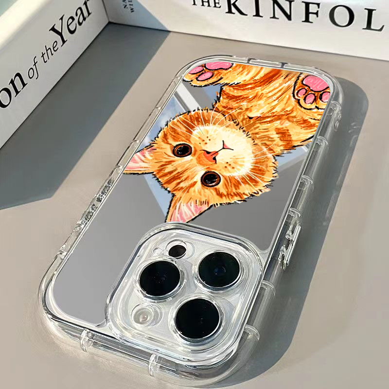 Coque de téléphone miroir anti - Phone Cases Orange avis et prix
