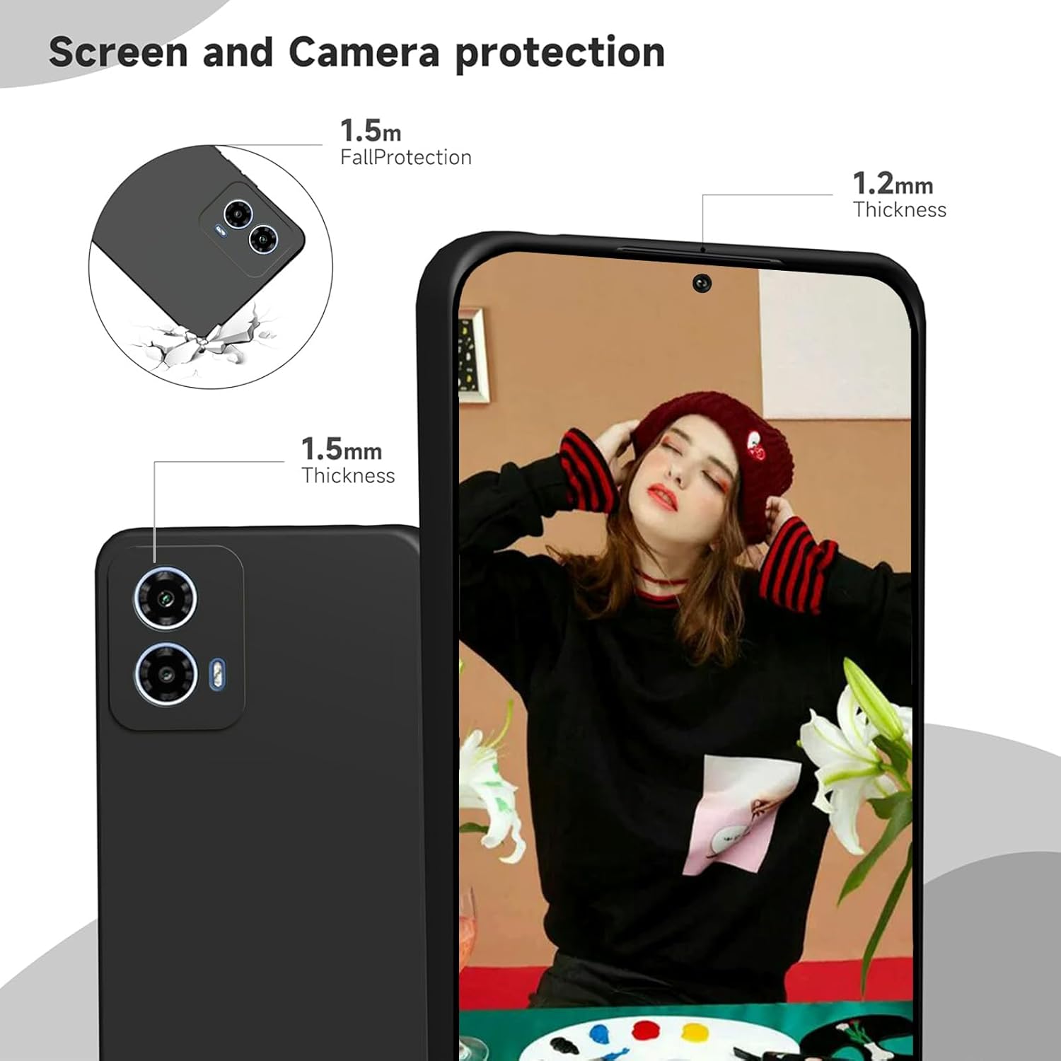Coque en Silicone liquide TPU  - Phone Cases Moto G 2025 avis et prix