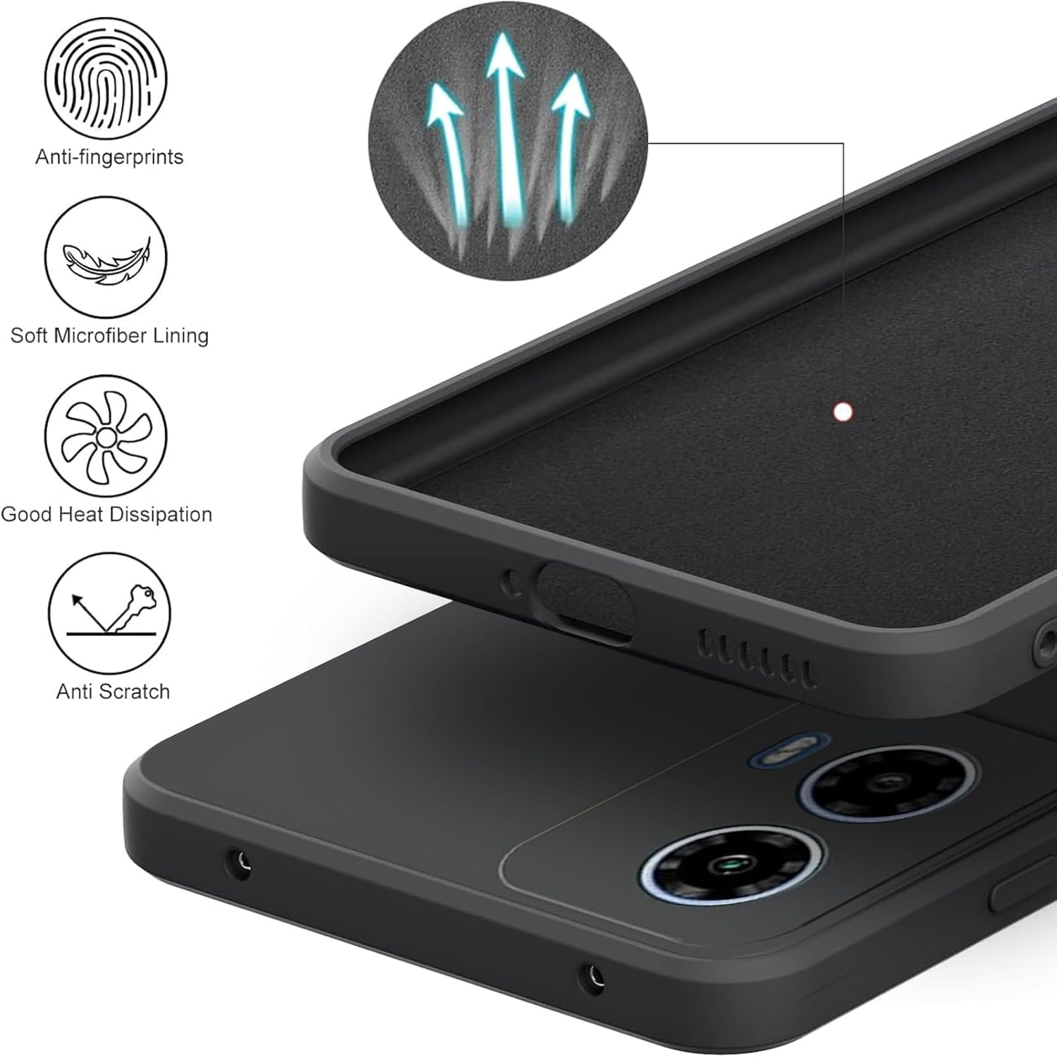 Coque en Silicone liquide TPU  - Phone Cases Moto G 2025 avis et prix