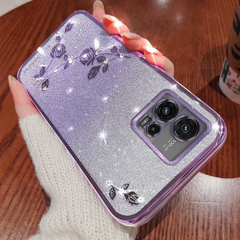 Coque florale plaquée pour Mot - Phone Cases Moto G 2025 avis et prix